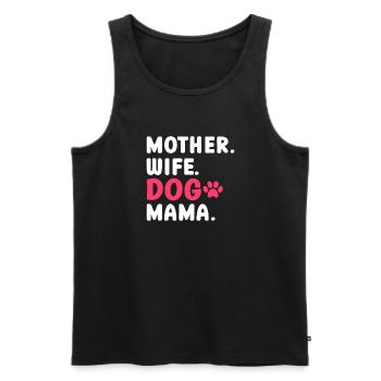 Bluetick Coonhound Gift Funny Saying - Men's Premium Organic Tank Top - black - Front - Michal (187cm)