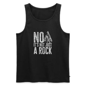 Arrowhead Hunting Arrowhead Collector - Men's Premium Organic Tank Top - black - Front - Michal (187cm)