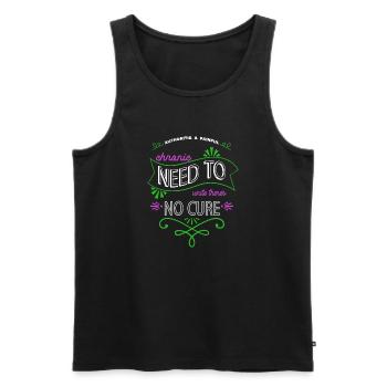 anniversary editor books writing editer geek - Men's Premium Organic Tank Top - black - Front - Michal (187cm)