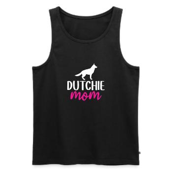 Holländischer Schäferhund Dutch Shepherd - Männer Premium Bio Tank Top - Schwarz - Vorne - AI Model Male 178 light (178cm)