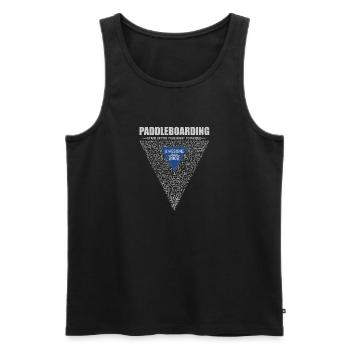 Awesome since 2002. Stand up for your right to - Men's Premium Organic Tank Top - black - Front - Michal (187cm)