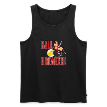 Snooker Pool Billard - Männer Premium Bio Tank Top - Schwarz - Vorne - Michal (187cm)