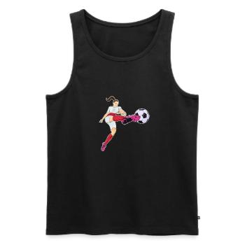 Polish National Soccer Team I Football Poland - Männer Premium Bio Tank Top - Schwarz - Vorne - Michal (187cm)