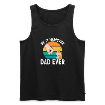Hamster Cadeau Hamster Lovers - Débardeur bio Premium Homme - noir - Devant - Michal (187cm)