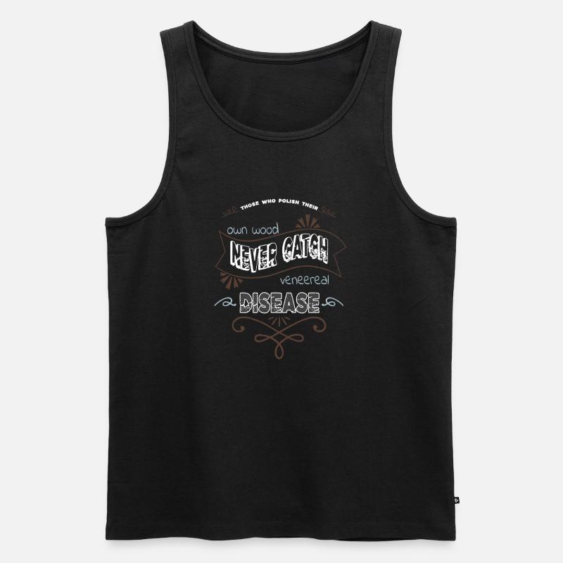 Apprentice Mason Chainsaw Carpenter - Men's Premium Organic Tank Top - black