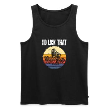 Rockhound Geology Rock Collecting Stone Collectors - Men's Premium Organic Tank Top - black - Front - Michal (187cm)