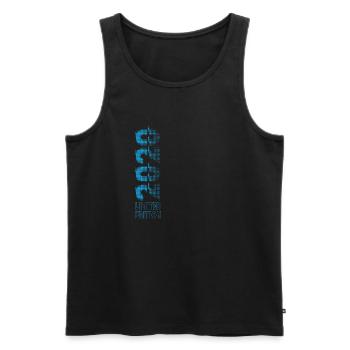 Limited Edition 2020 Graffiti - Männer Premium Bio Tank Top - Schwarz - Vorne - Michal (187cm)