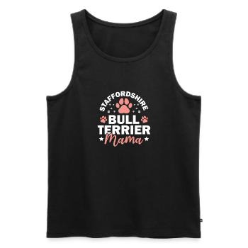 American Staffordshire Bull Terrier Staffy Dog - Men's Premium Organic Tank Top - black - Front - Michal (187cm)