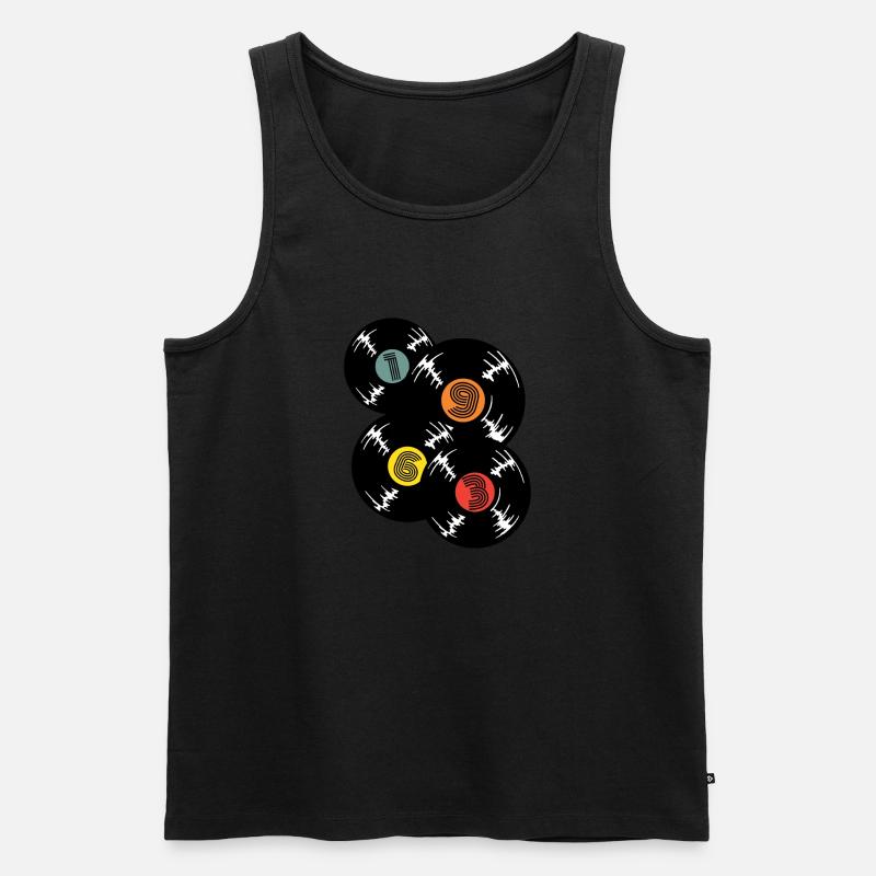 1963 Retro - Männer Premium Bio Tank Top - Schwarz