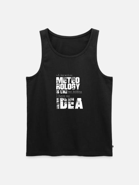 Meteorology - Men's Premium Organic Tank Top - black