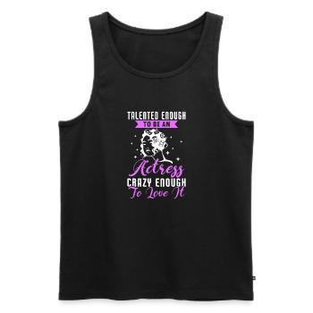 Actress Drama Broadway Musical Theater - Men's Premium Organic Tank Top - black - Front - Michal (187cm)