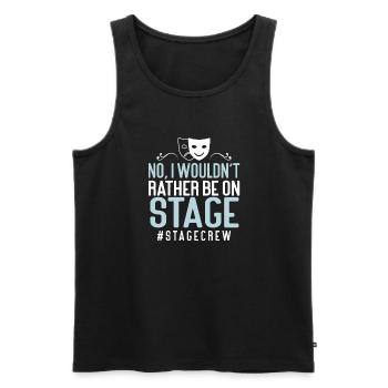 Actrice Drame Broadway Musical Theater - Débardeur bio Premium Homme - noir - Devant - Michal (187cm)