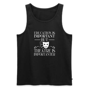 Actress Drama Broadway Musical Theater - Men's Premium Organic Tank Top - black - Front - Michal (187cm)