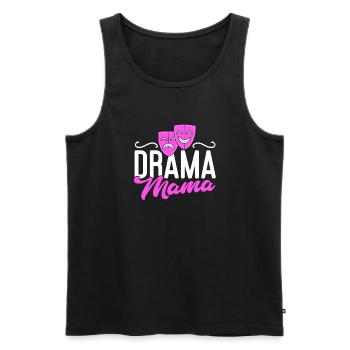 Actrice, Drame, Broadway, Comédie musicale - Débardeur bio Premium Homme - noir - Devant - Michal (187cm)