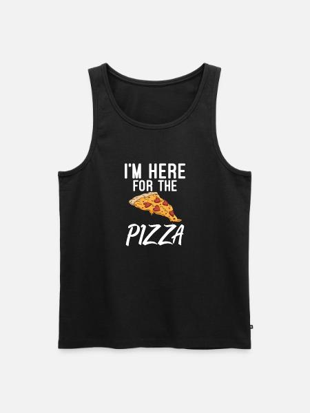 Snack Pizzalove Pizza Lover Gift - Men's Premium Organic Tank Top - black