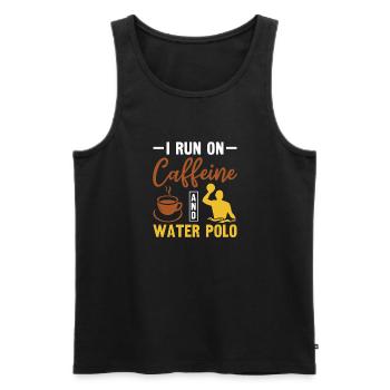Water Polo Wasserball - Men's Premium Organic Tank Top - black - Front - Michal (187cm)