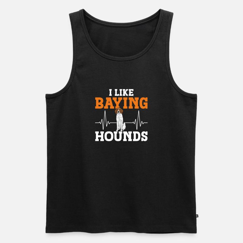 Treeing Walker Coonhound - Männer Premium Bio Tank Top - Schwarz