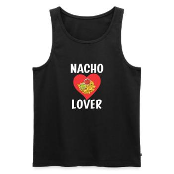 Nacho Lover Nacho Geschenk Mexikanisches Essen - Männer Premium Bio Tank Top - Schwarz - Vorne - AI Model Male 178 light (178cm)