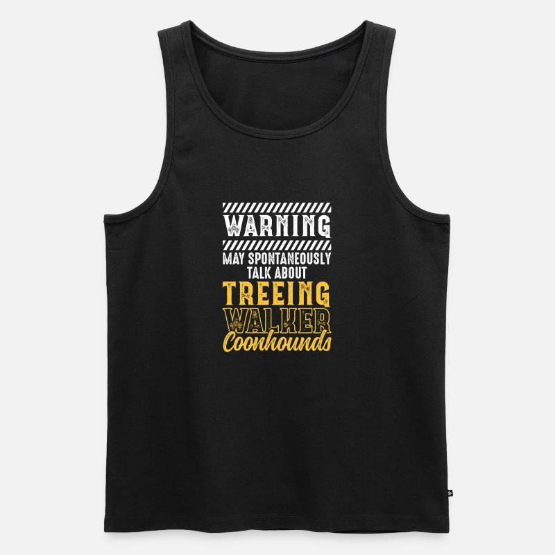 Treeing Walker Coonhound - Männer Premium Bio Tank Top - Schwarz
