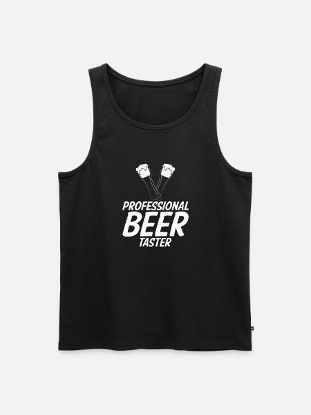 Biertrinker Bier Geschenke - Männer Premium Bio Tank Top - Schwarz
