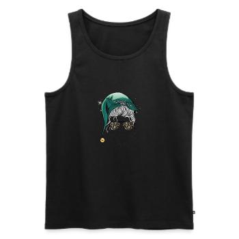 Merry Christmas Mother beautiful gifts - Men's Premium Organic Tank Top - black - Front - Michal (187cm)