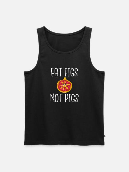 Veggie Lover Vegan Gift - Men's Premium Organic Tank Top - black