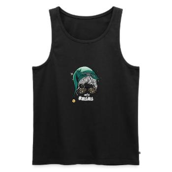Merry Christmas Mother beautiful gifts - Men's Premium Organic Tank Top - black - Front - Michal (187cm)