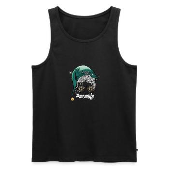 Merry Christmas Mother beautiful gifts - Men's Premium Organic Tank Top - black - Front - Michal (187cm)