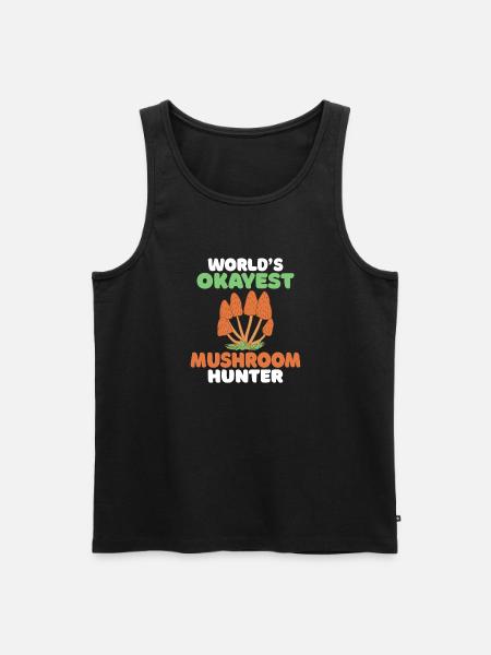 Fungi Hunter Mushroom Hunter Gifts - Men's Premium Organic Tank Top - black