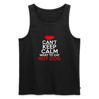 Hotdog Lover Hot Dogs Gifts - Men's Premium Organic Tank Top - black - Front - Michal (187cm)
