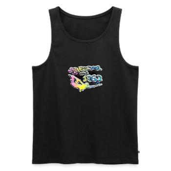 Awesome since 1962. Wakeboard Lifestyle Vintage - Männer Premium Bio Tank Top - Schwarz - Vorne - Michal (187cm)