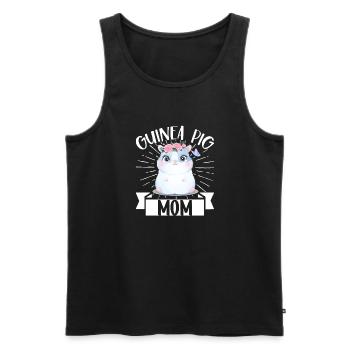 Meerschweinchen Mama Mutter Meerschweinchen Liebha - Männer Premium Bio Tank Top - Schwarz - Vorne - Michal (187cm)