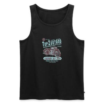 2004 Biker Top Zustand, Legendär, Legende, Bike, - Männer Premium Bio Tank Top - Schwarz - Vorne - Michal (187cm)
