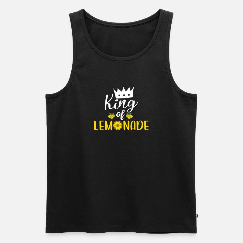 Limonade-Geschenk-Ideen - Männer Premium Bio Tank Top - Schwarz