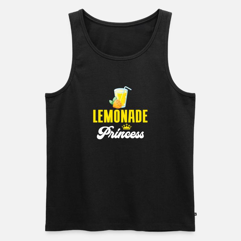 Limonade Geschenkideen - Männer Premium Bio Tank Top - Schwarz