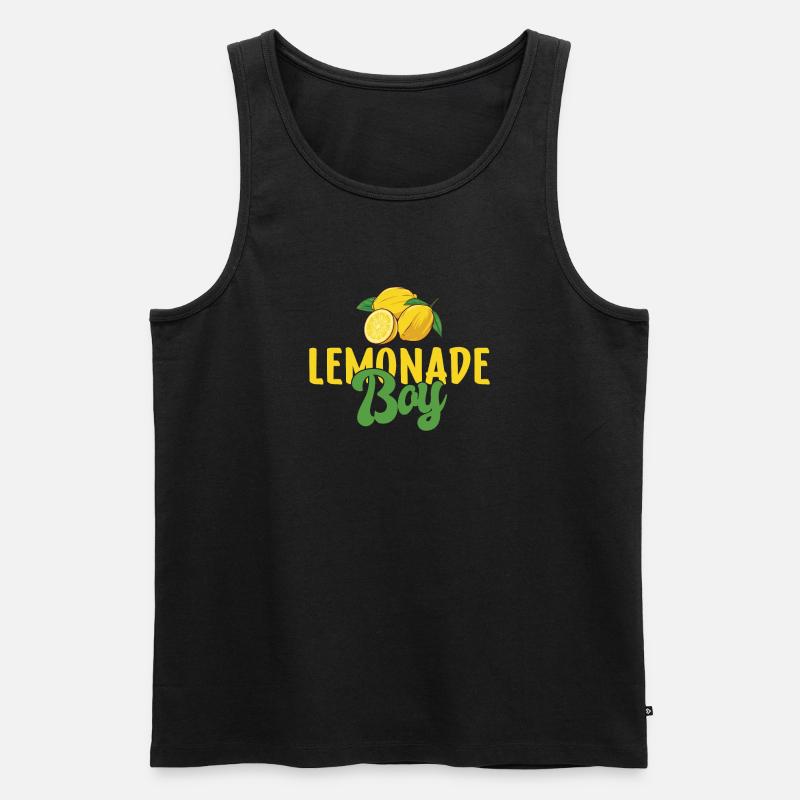 Limonade-Geschenk-Ideen - Männer Premium Bio Tank Top - Schwarz