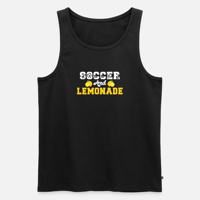 Limonade Geschenkideen - Männer Premium Bio Tank Top - Schwarz