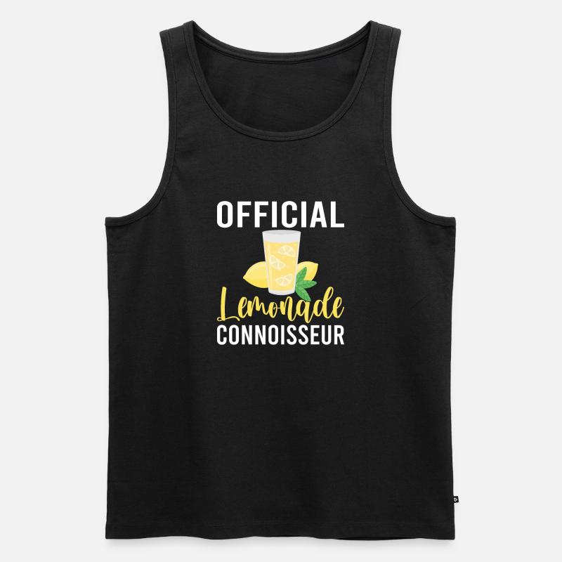 Limonade Geschenkideen - Männer Premium Bio Tank Top - Schwarz
