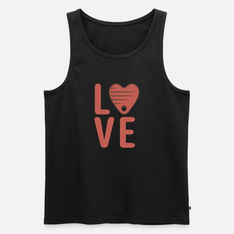 Steak Lover Steak Geschenk - Männer Premium Bio Tank Top - Schwarz