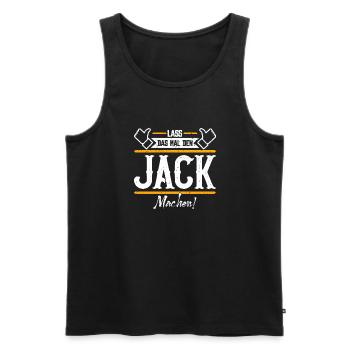 Jack Geschenkidee Geschenk Geburtstag - Männer Premium Bio Tank Top - Schwarz - Vorne - Michal (187cm)