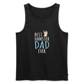 Hamster Liebhaber Hamster Geschenk - Männer Premium Bio Tank Top - Schwarz - Vorne - Michal (187cm)