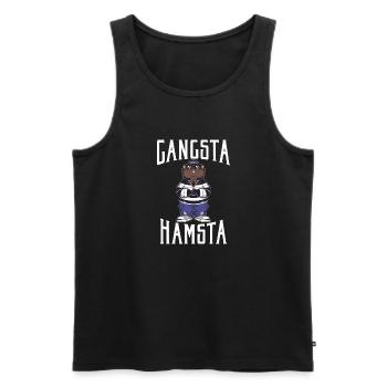 Hamster Lover Hamster Cadeau - Débardeur bio Premium Homme - noir - Devant - Michal (187cm)