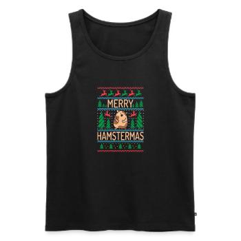 Hamster Liebhaber Hamster Geschenk - Männer Premium Bio Tank Top - Schwarz - Vorne - Michal (187cm)