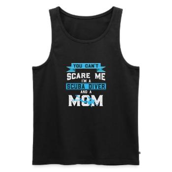 Taucher Tauchen Design Schnorcheln - Männer Premium Bio Tank Top - Schwarz - Vorne - Michal (187cm)