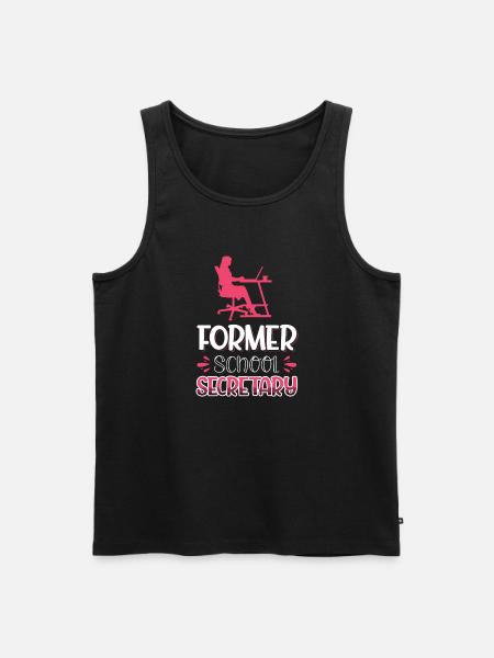 Ancienne secrétaire d’école - Débardeur bio Premium Homme - noir