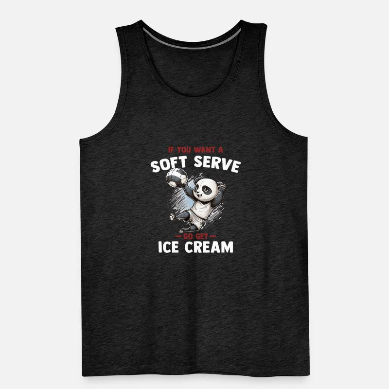 Wenn du ein Softeis willst, hol dir Eiscreme - Männer Premium Bio Tank Top