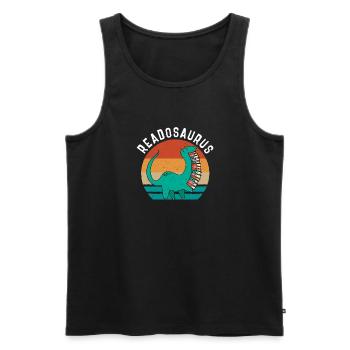 Cadeau de dinosaure Dino Lover Cadeau - Débardeur bio Premium Homme - noir - Devant - Michal (187cm)
