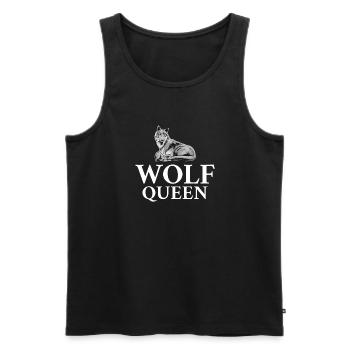 Wolf Geschenke Wolf Lover - Männer Premium Bio Tank Top - Schwarz - Vorne - AI Model Male 178 light (178cm)