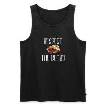 Eidechsenliebhaber Eidechse Geschenk Eidechse Besitzer - Männer Premium Bio Tank Top - Schwarz - Vorne - AI Model Male 178 light (178cm)