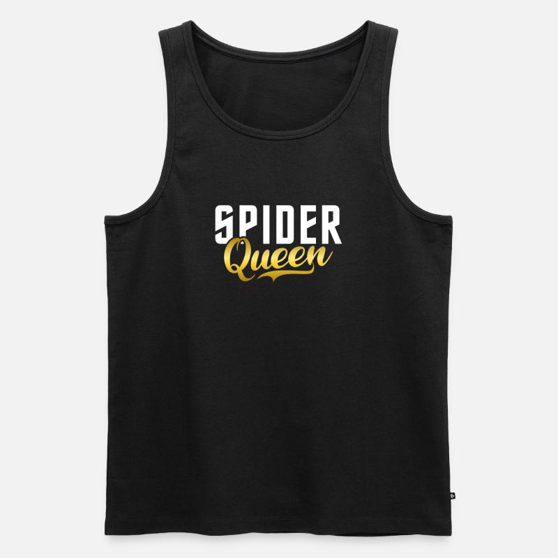 Spider Lover Geschenke - Männer Premium Bio Tank Top - Schwarz